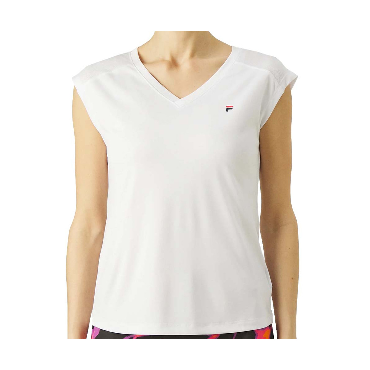 Fila Maia T-Shirt Damen Wei&szlig;