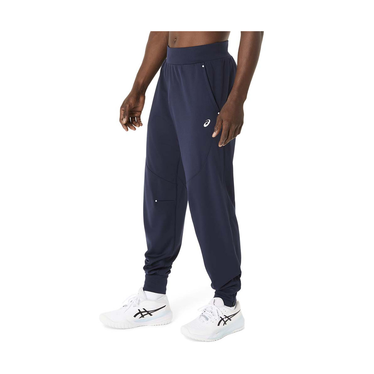 Asics Court Warm-Up Hose Marineblau
