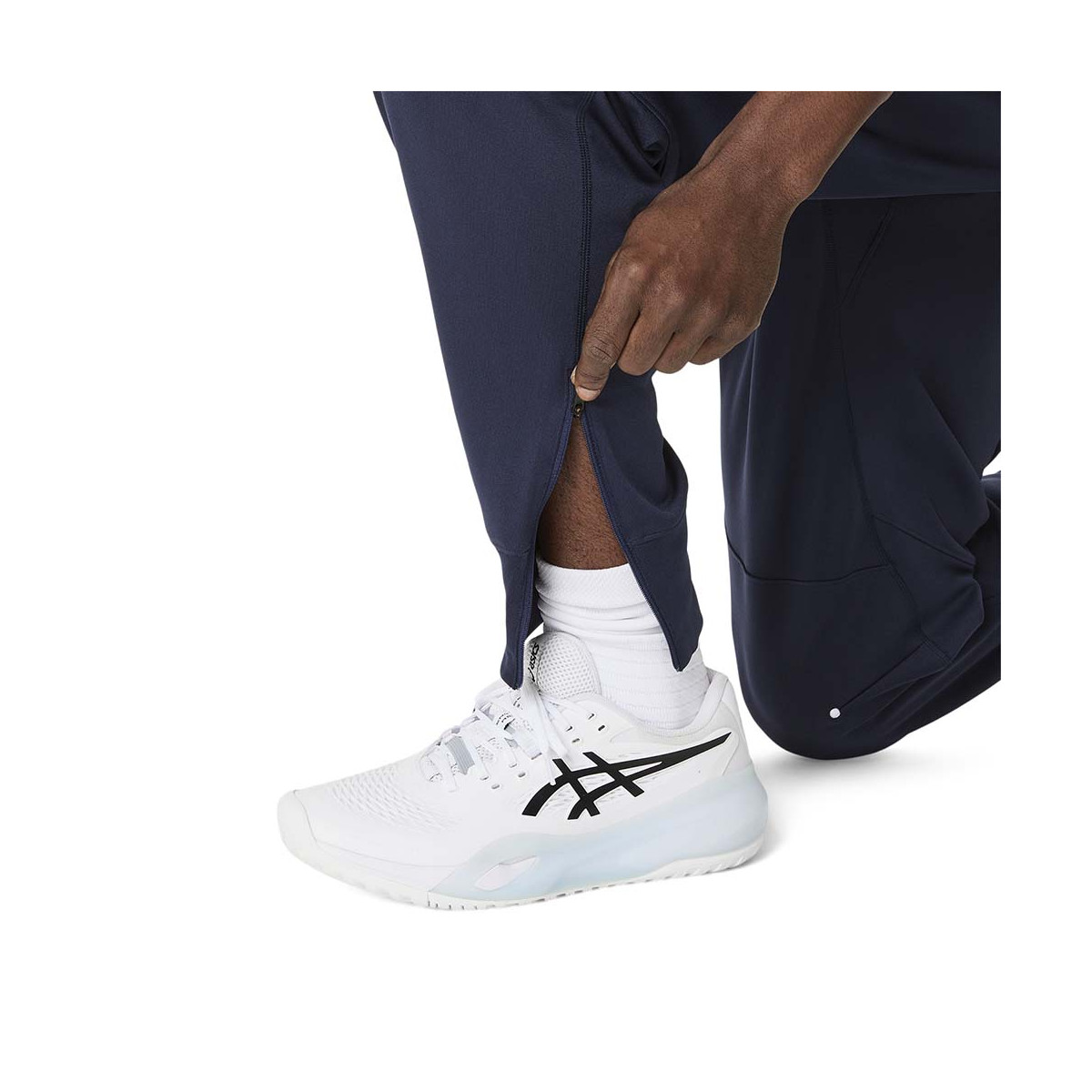 Asics Court Warm-Up Hose Marineblau
