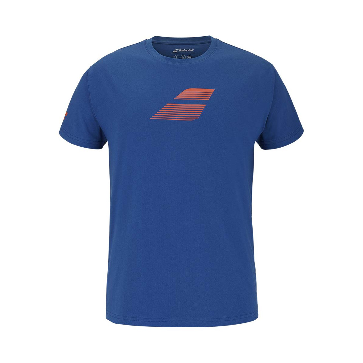 Babolat Exercise Big Flag T-Shirt Blau / Orange