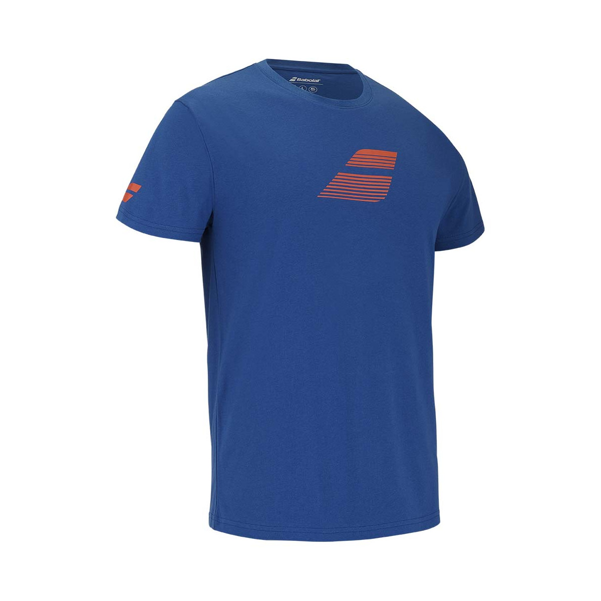 Babolat Exercise Big Flag T-Shirt Blau / Orange