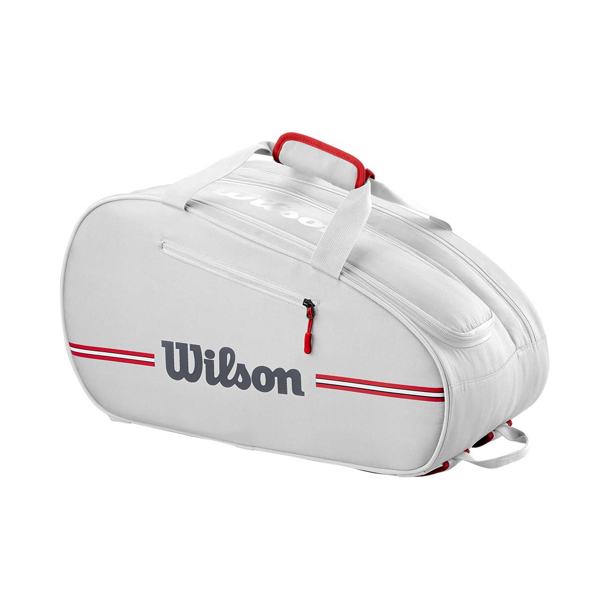 Wilson Team Padel Padeltasche Wei&szlig; / Rot