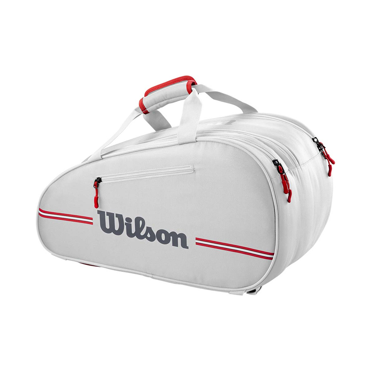 Wilson Team Padel Padeltasche Wei&szlig; / Rot