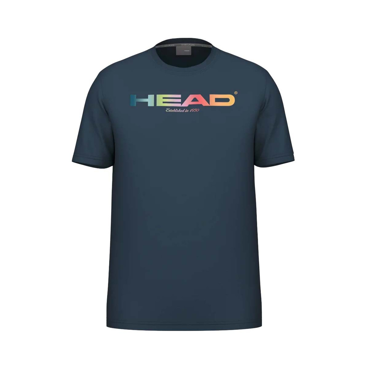 Head Rainbow T-Shirt Marineblau