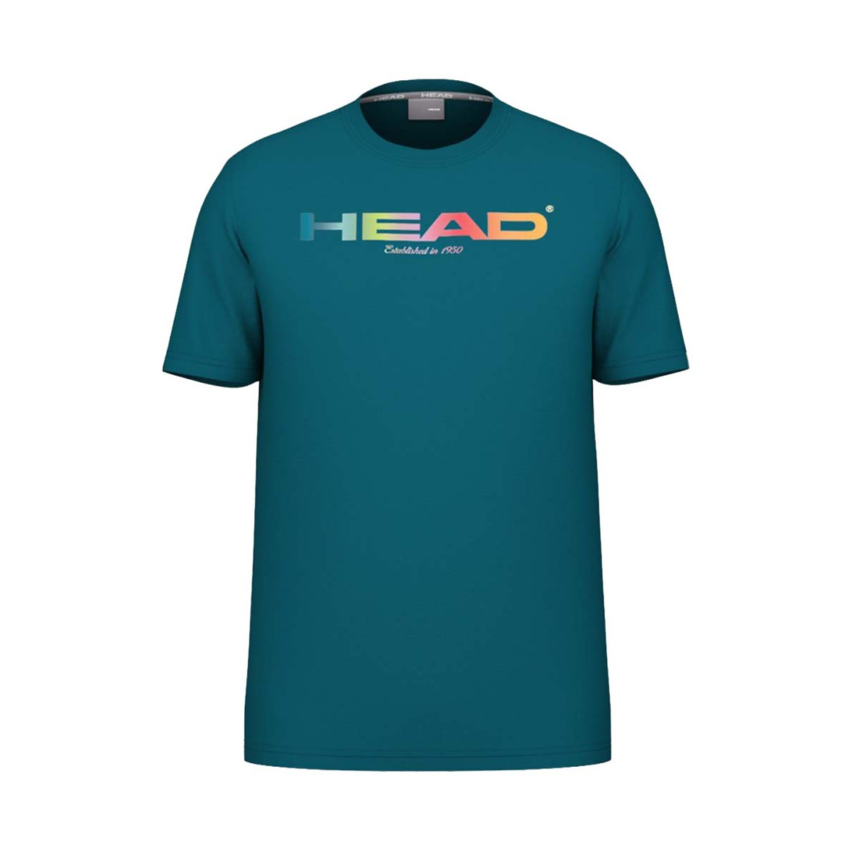 Head Rainbow T-Shirt Petrol
