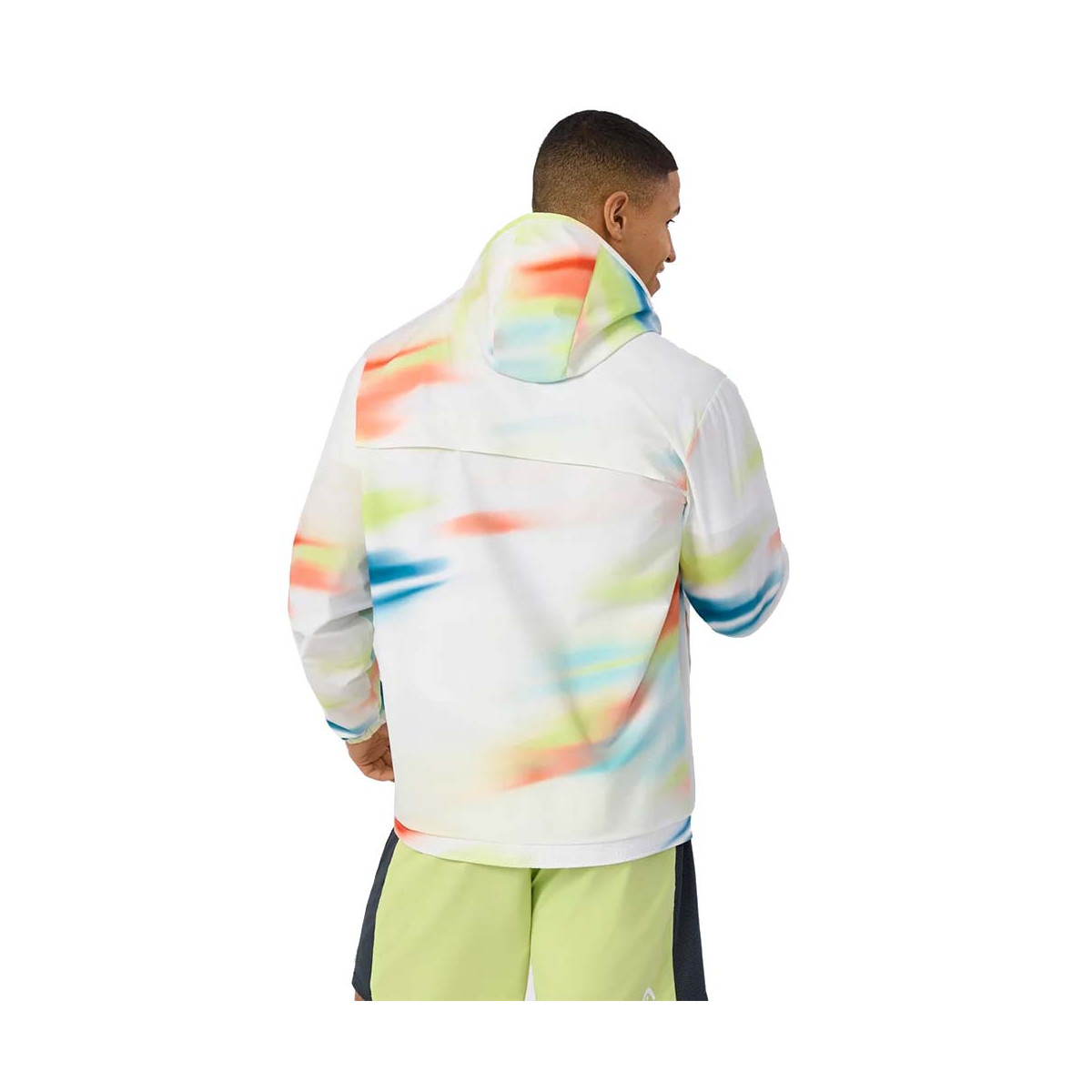 Head Blur Trainingsjacke Wei&szlig; / Mehrfarbig