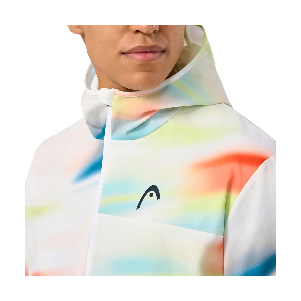 Head Blur Trainingsjacke Wei&szlig; / Mehrfarbig