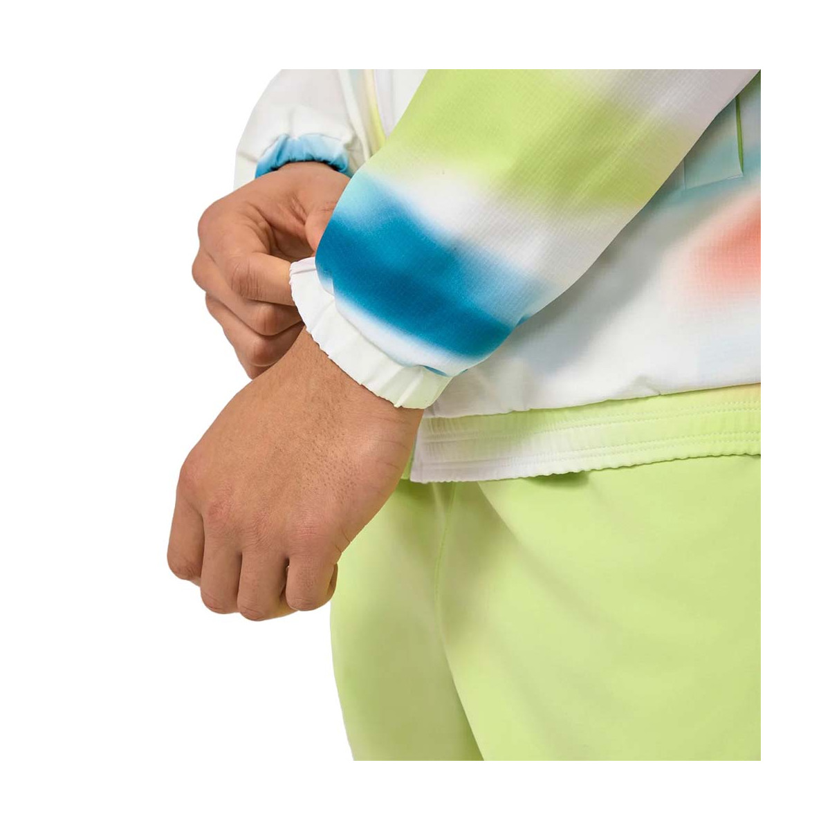 Head Blur Trainingsjacke Wei&szlig; / Mehrfarbig