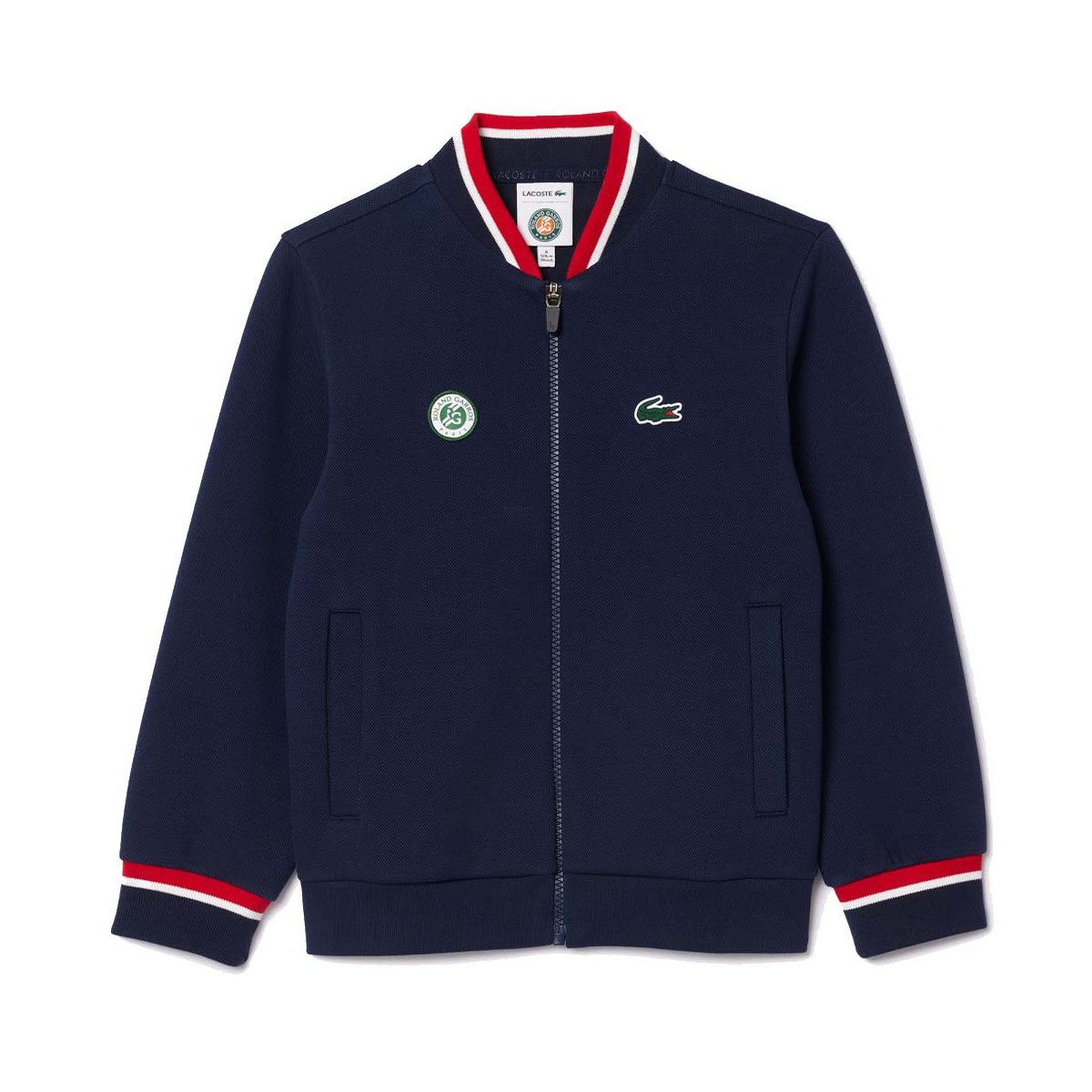 Lacoste Roland Garros Junior Trainingsjacke Marineblau