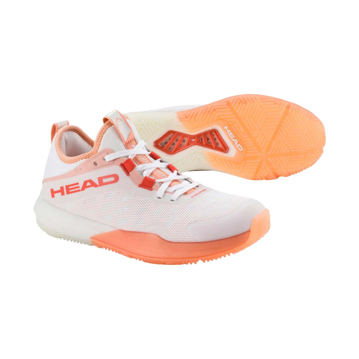 Head Motion Pro Padelschuhe Damen Wei&szlig; / Koralle
