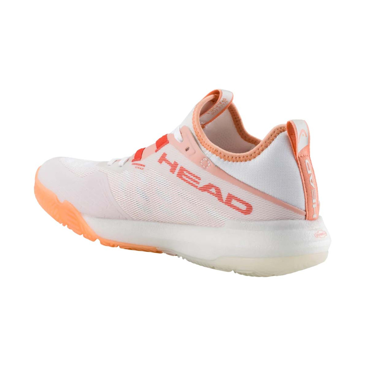 Head Motion Pro Padelschuhe Damen Wei&szlig; / Koralle