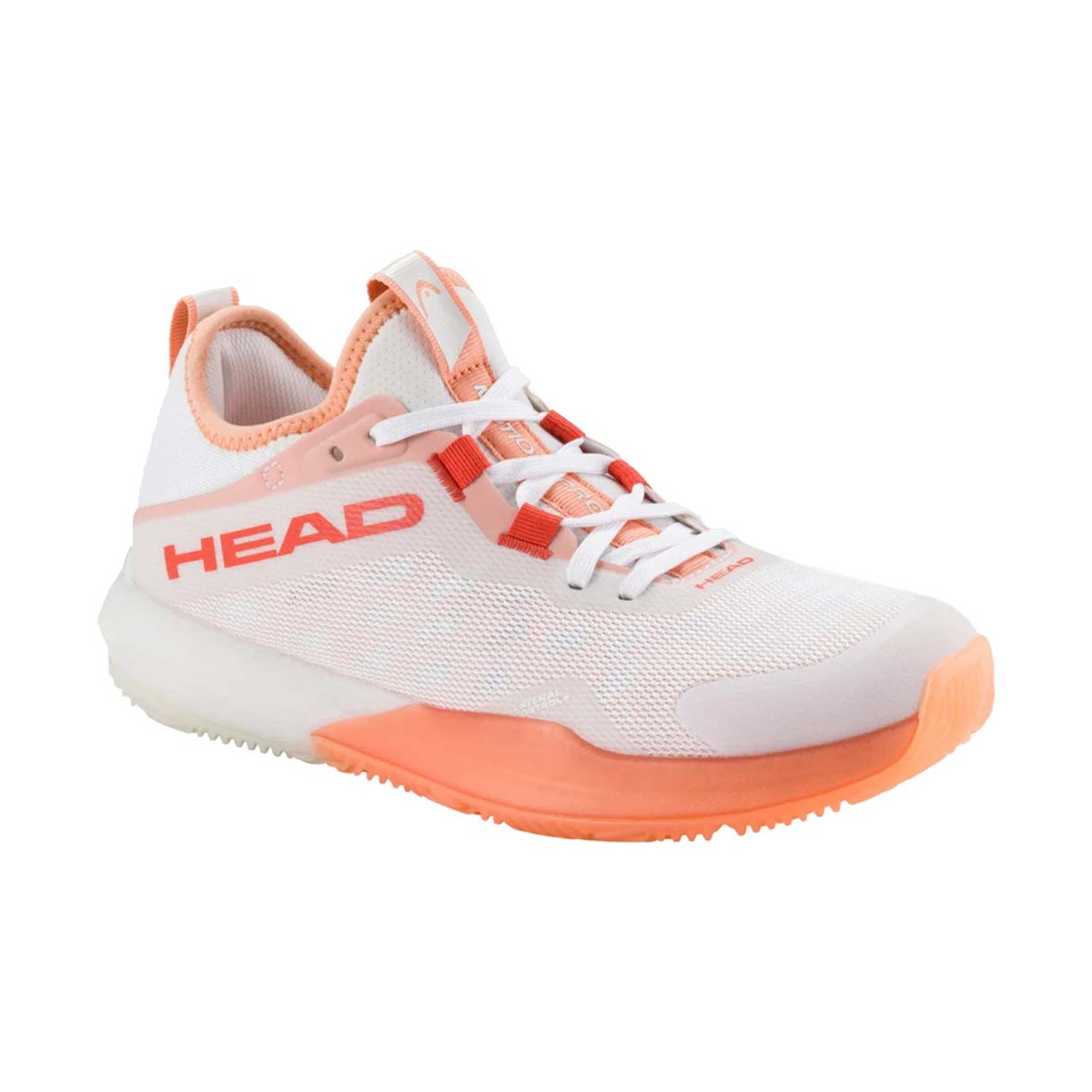 Head Motion Pro Padelschuhe Damen Wei&szlig; / Koralle