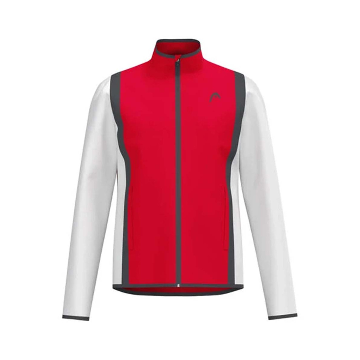 Head Club Junior Jacke Rot / Wei&szlig;