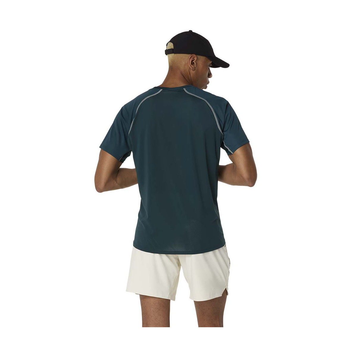 Asics Match T-Shirt Wei&szlig; / Gr&uuml;n