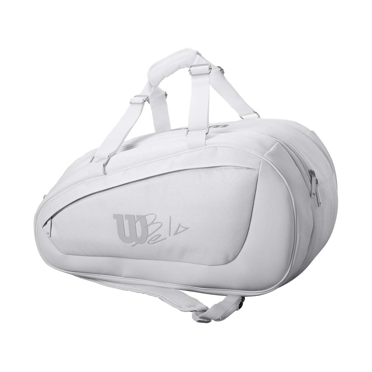 Wilson BELA Super Tour Padeltasche Wei&szlig;