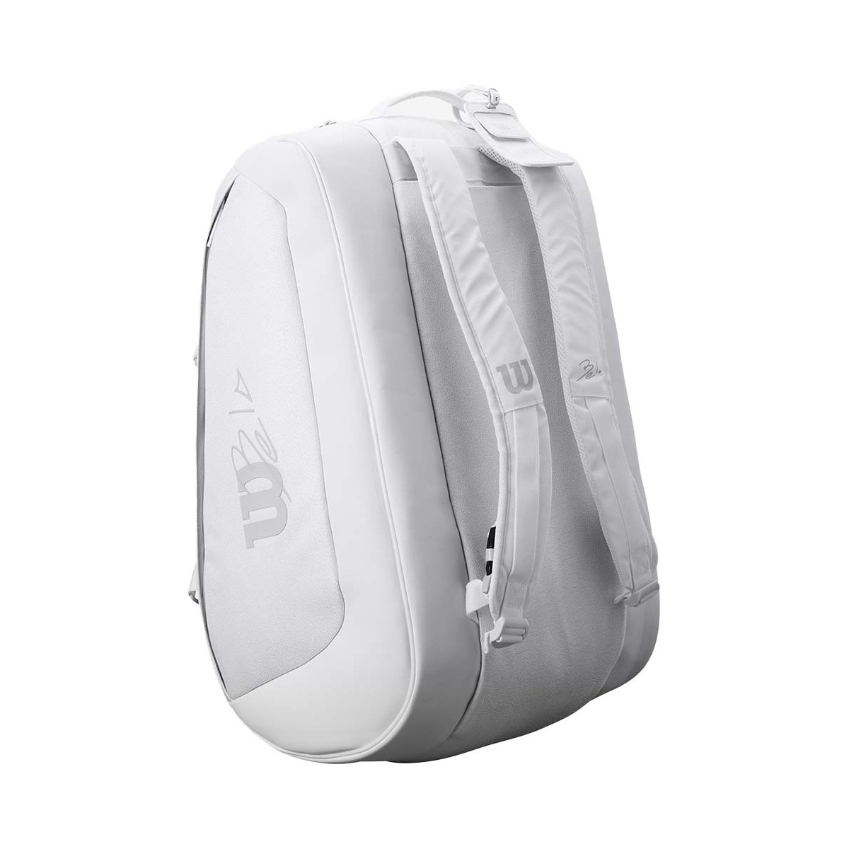 Wilson BELA Super Tour Padeltasche Wei&szlig;