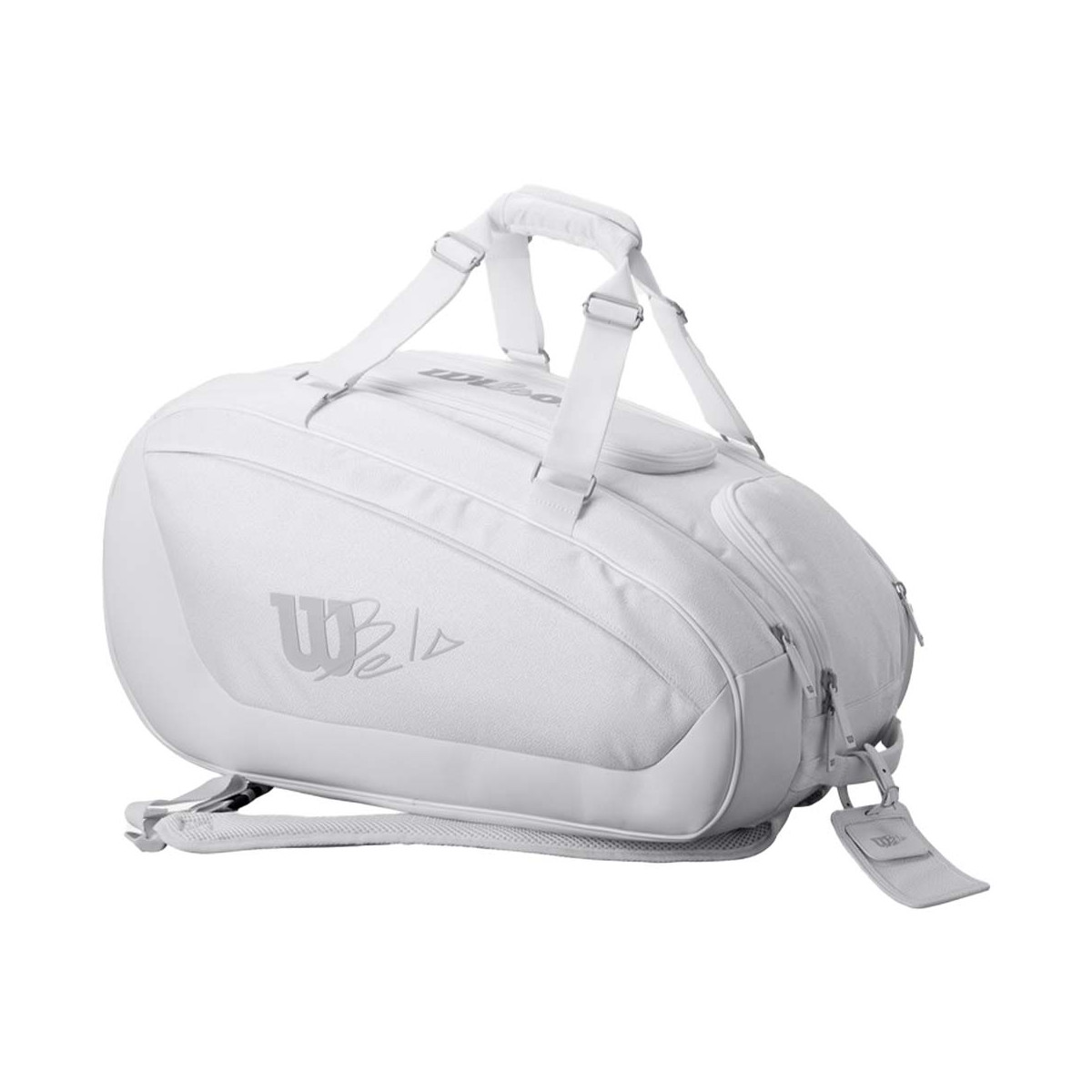 Wilson BELA Super Tour Padeltasche Wei&szlig;