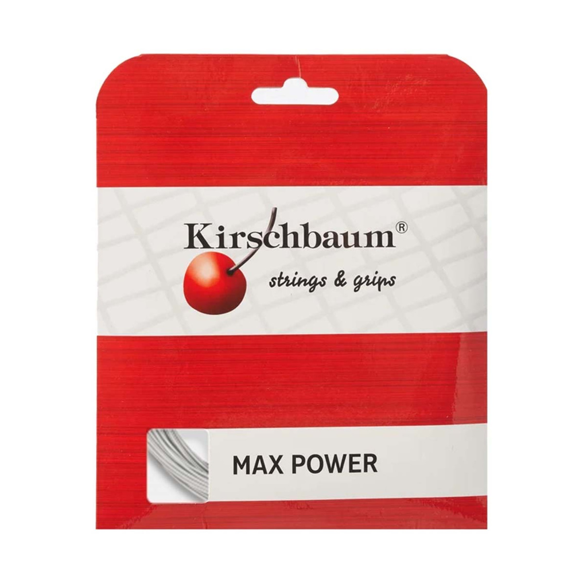Kirschbaum Max Power Tennissaite Wei&szlig; 12 m