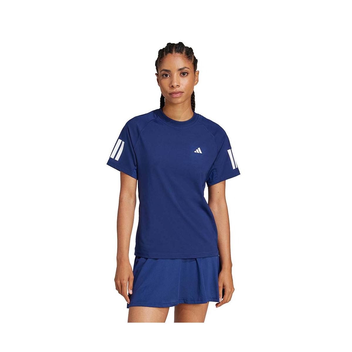 Adidas 3-Streifen T-Shirt Damen Marineblau