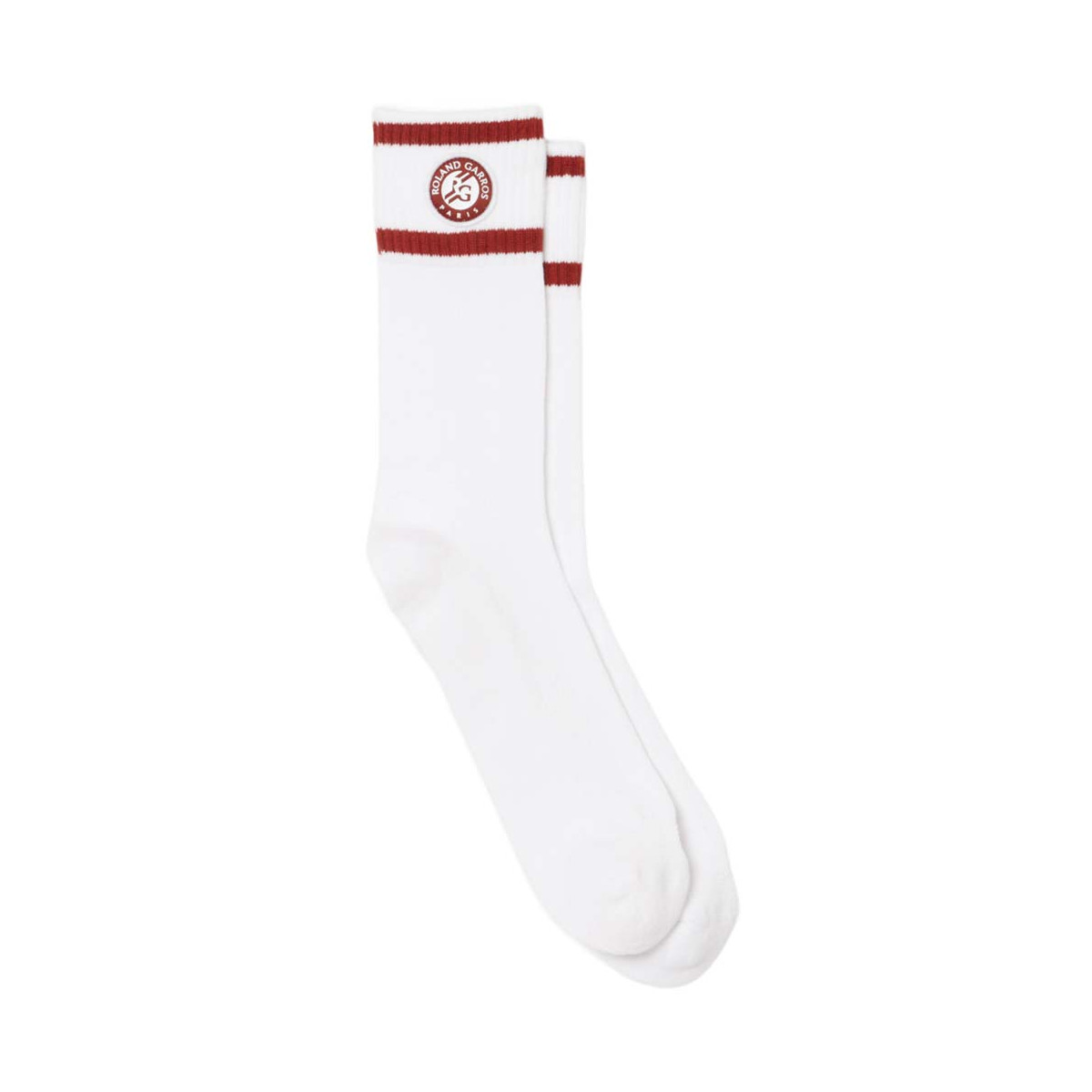 Lacoste Roland Garros Socken Wei&szlig; / Braun