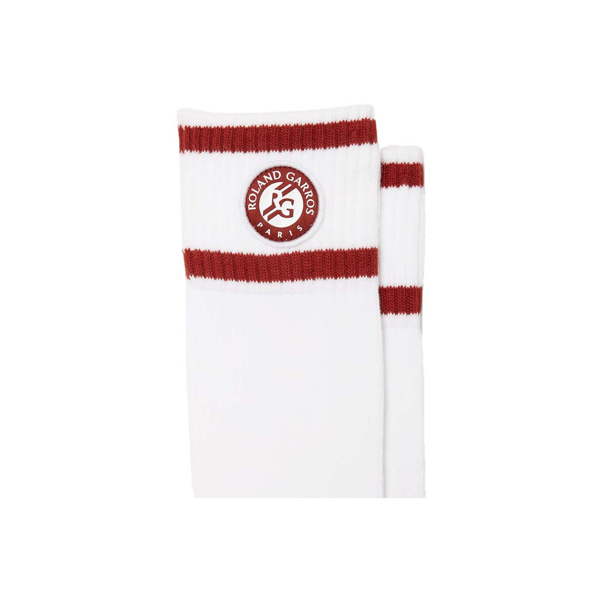 Lacoste Roland Garros Socken Wei&szlig; / Braun