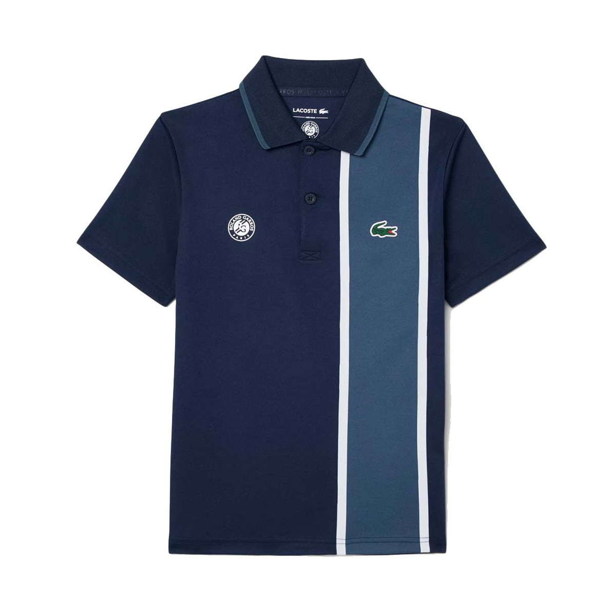 Lacoste Sport Roland Garros Junior Poloshirt Marineblau
