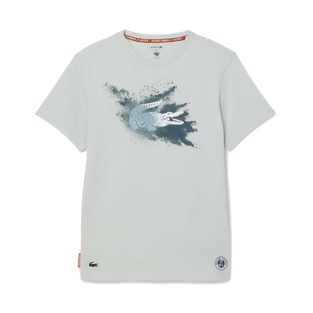 Lacoste Roland Garros Unisex T-Shirt Grau