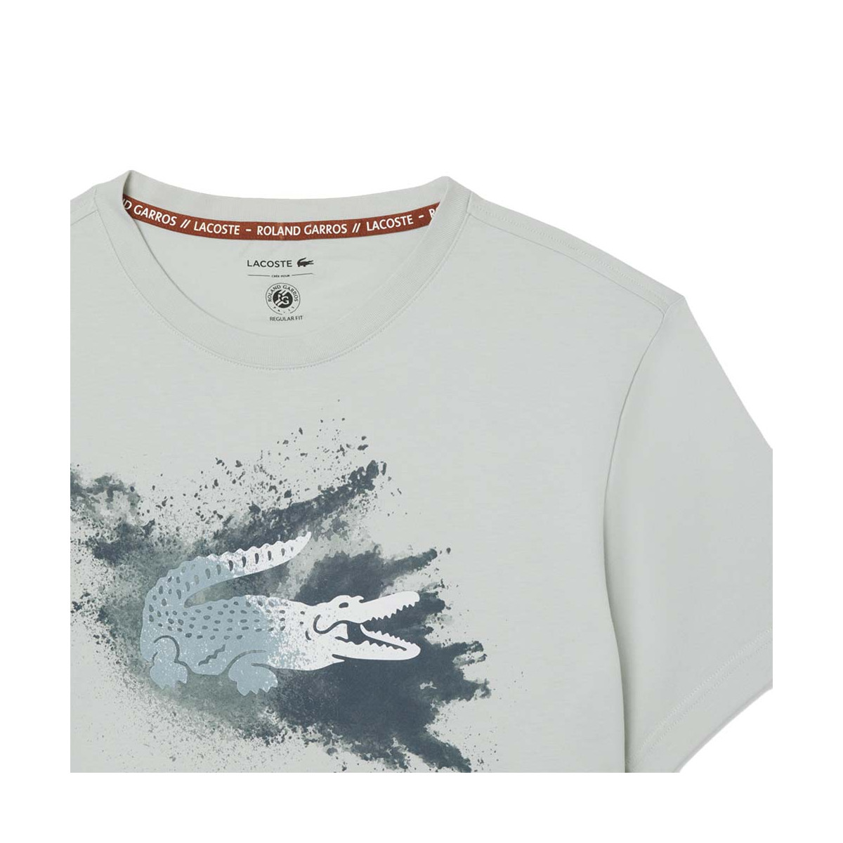 Lacoste Roland Garros Unisex T-Shirt Grau
