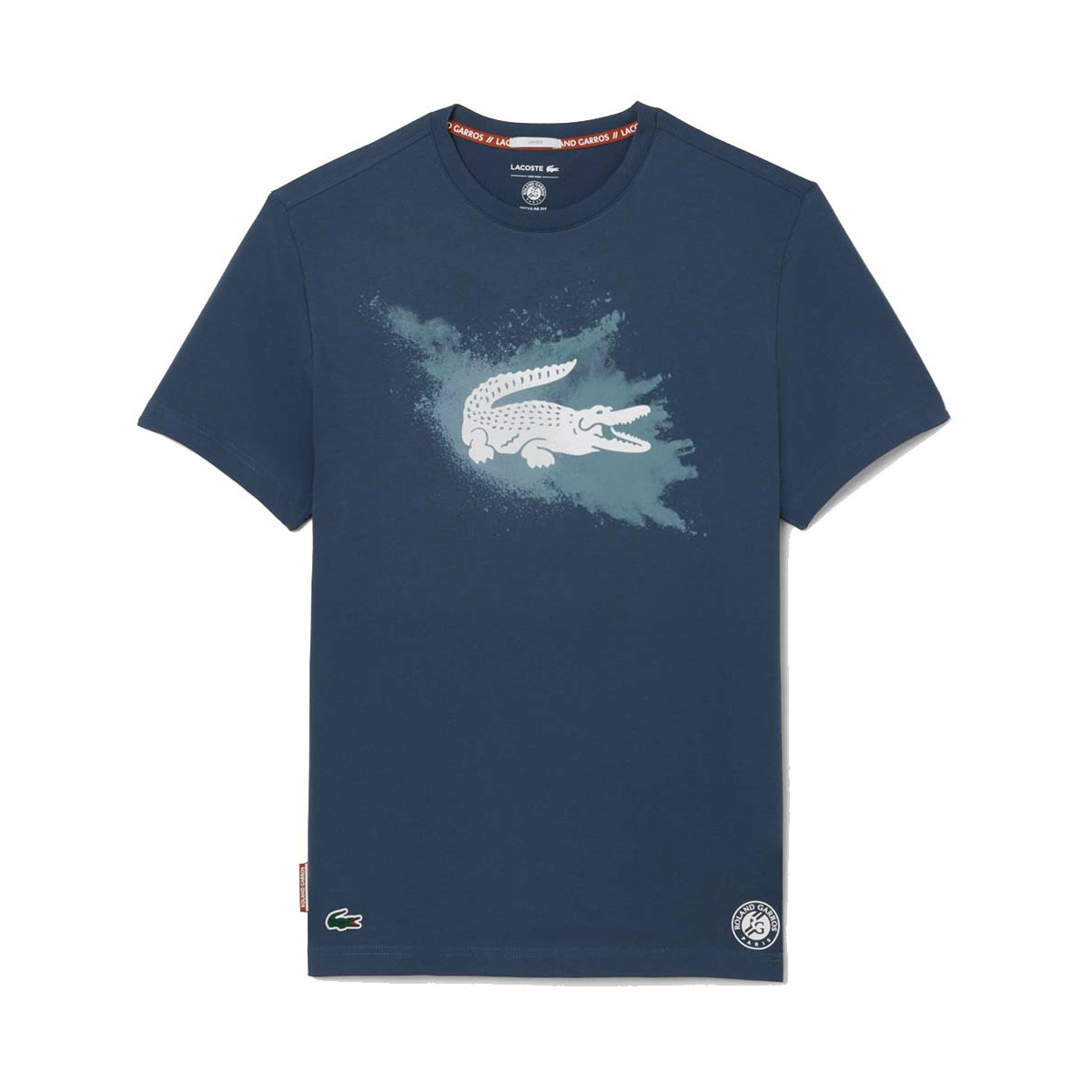 Lacoste Roland Garros Unisex T-Shirt Marineblau