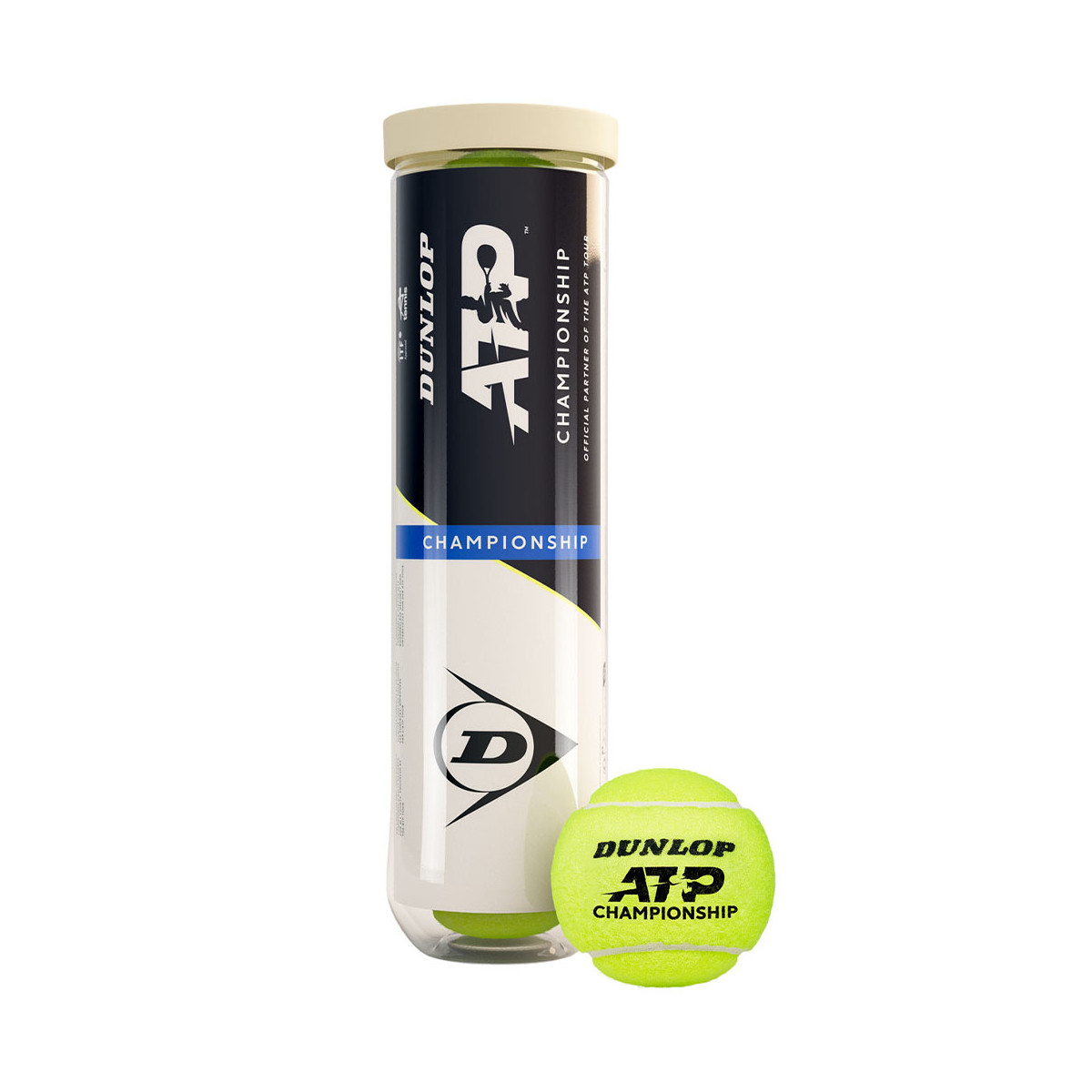Dunlop ATP Championship Tennisb&auml;lle 4er-Dose