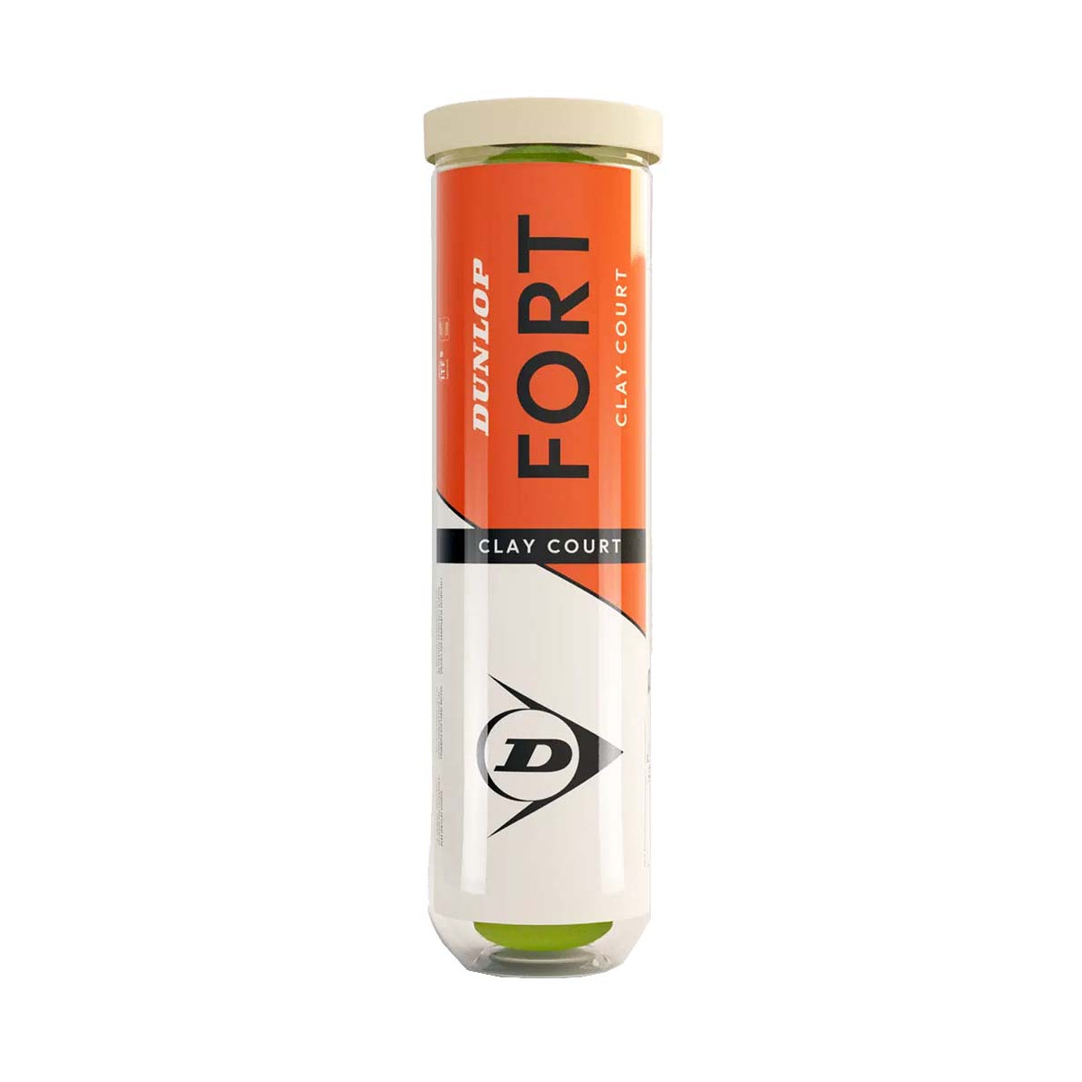 Dunlop Fort Clay Court Tennisb&auml;lle 4er-Dose