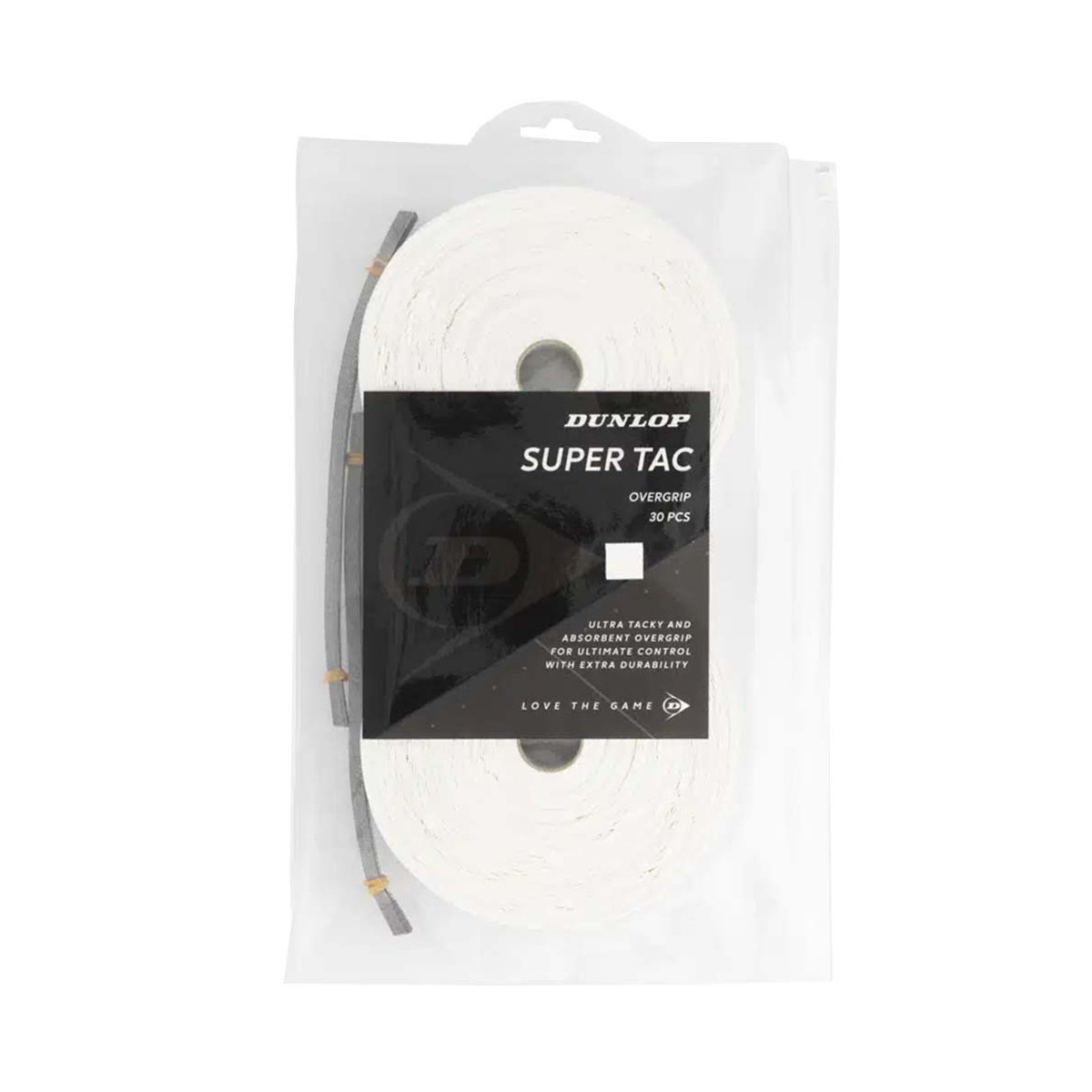 Dunlop Super Tac Overgrip Wei&szlig; 30er-Pack