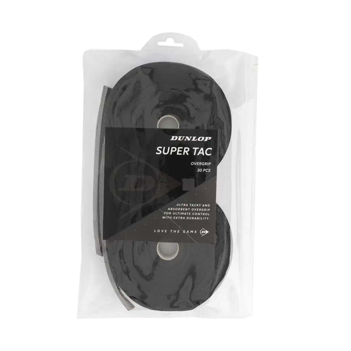 Dunlop Super Tac Overgrip Schwarz 30er-Pack