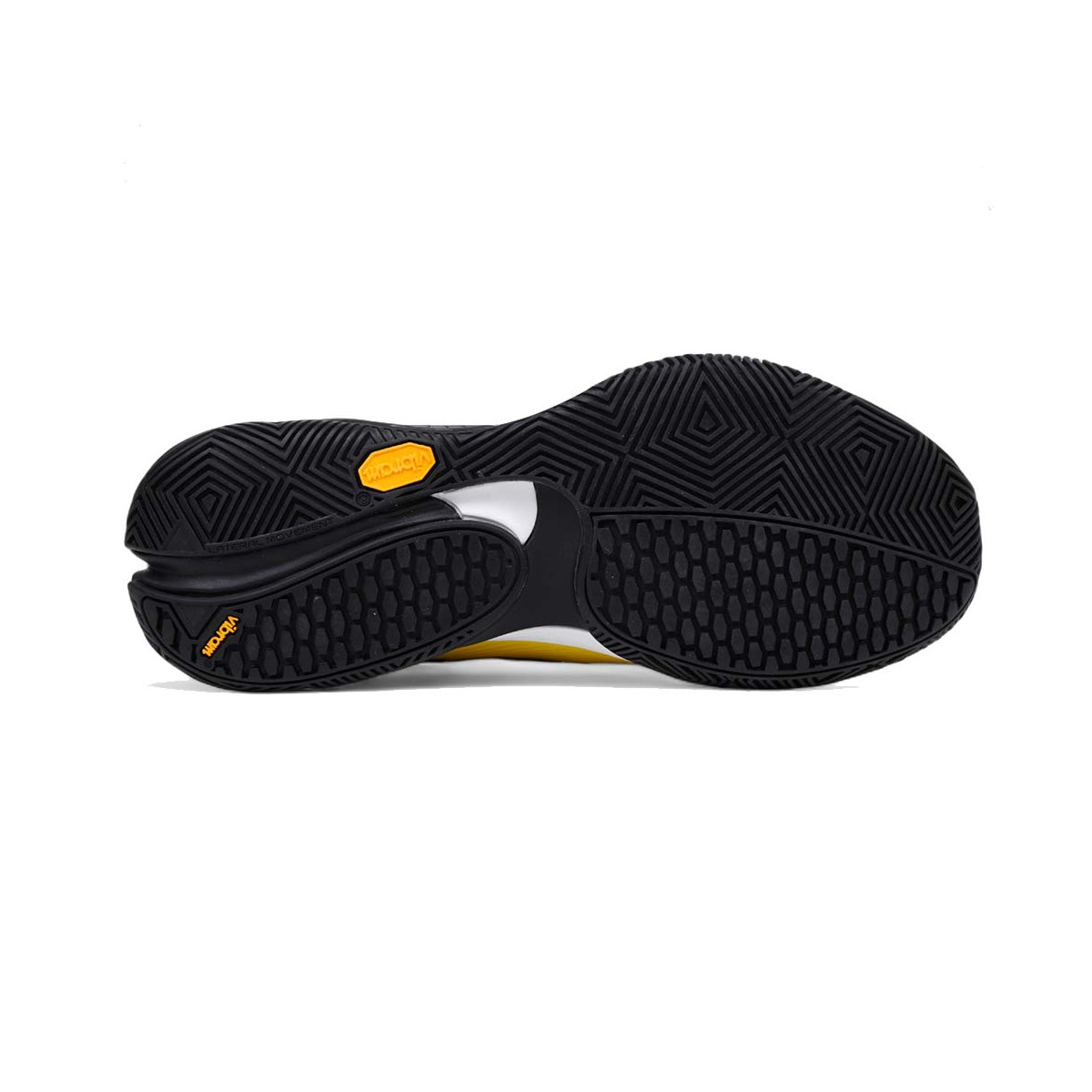 Bullpadel Vertex Vibram 25V Padelschuhe Gelb / Schwarz
