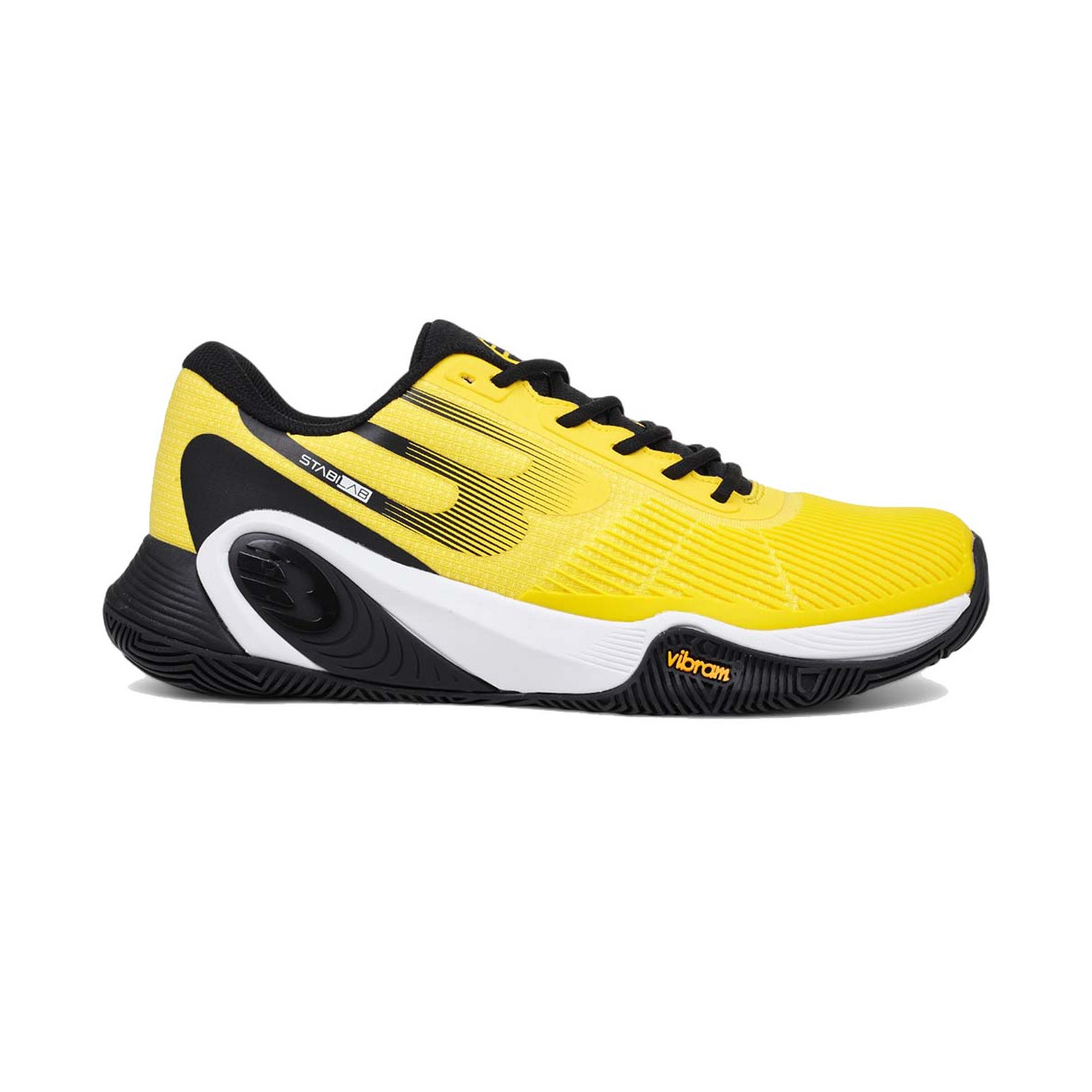Bullpadel Vertex Vibram 25V Padelschuhe Gelb / Schwarz