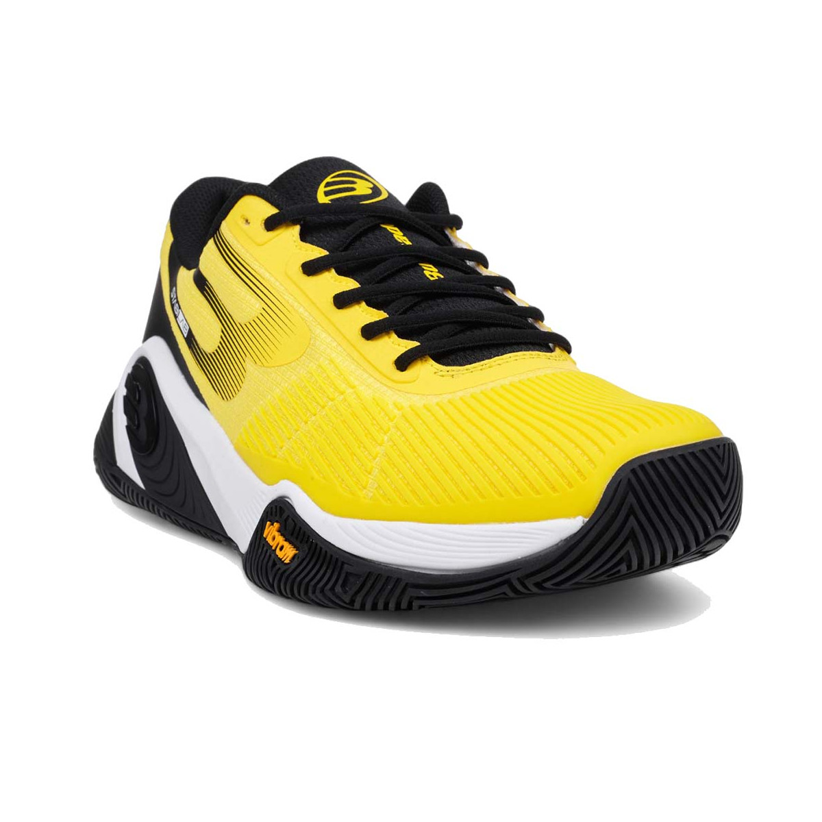 Bullpadel Vertex Vibram 25V Padelschuhe Gelb / Schwarz