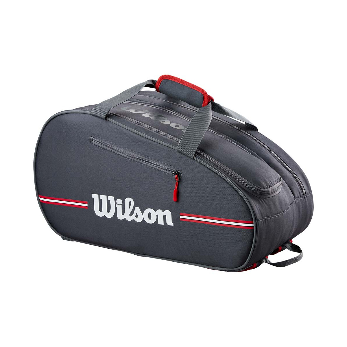 Wilson Team Padel Padeltasche Wei&szlig; / Rot