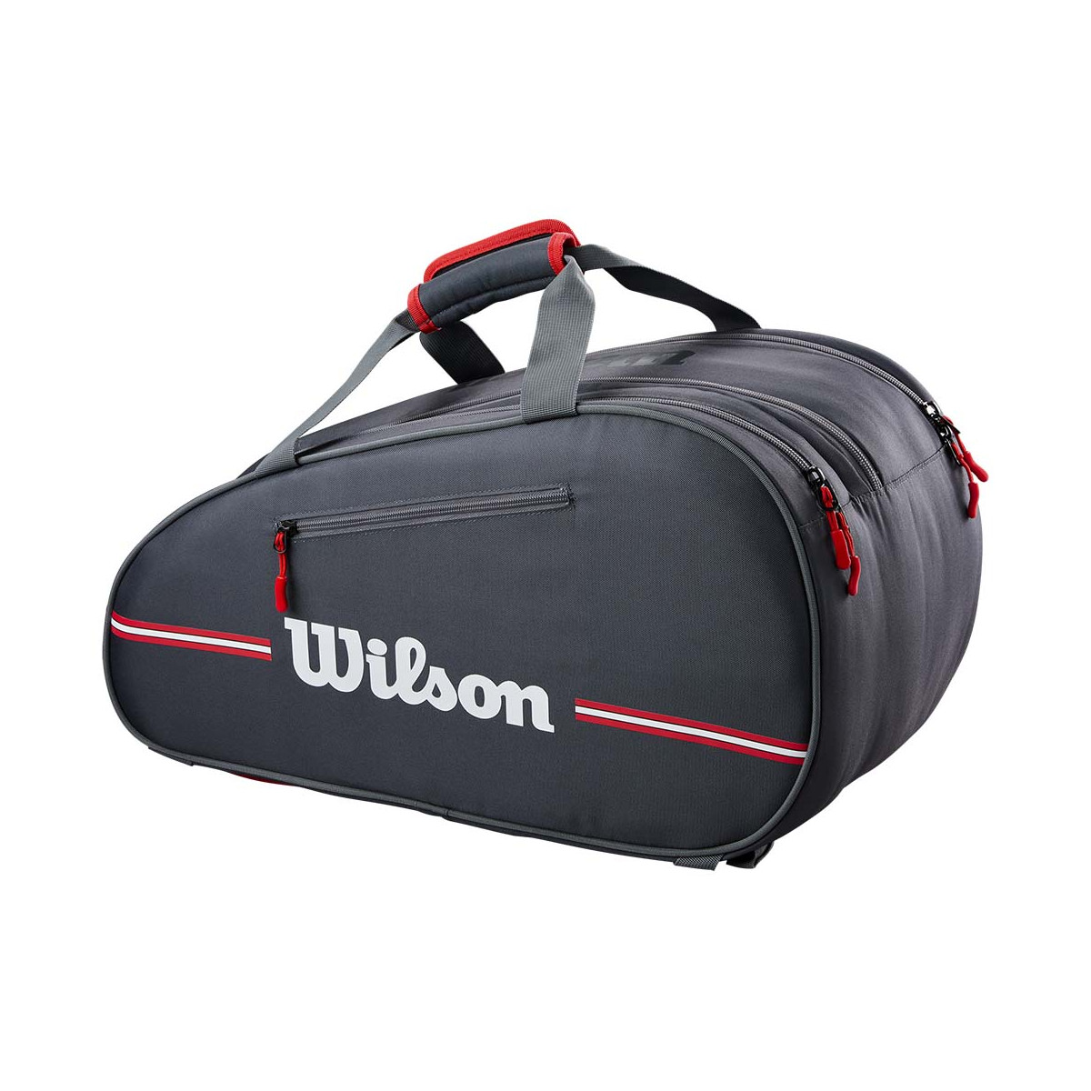 Wilson Team Padel Padeltasche Wei&szlig; / Rot