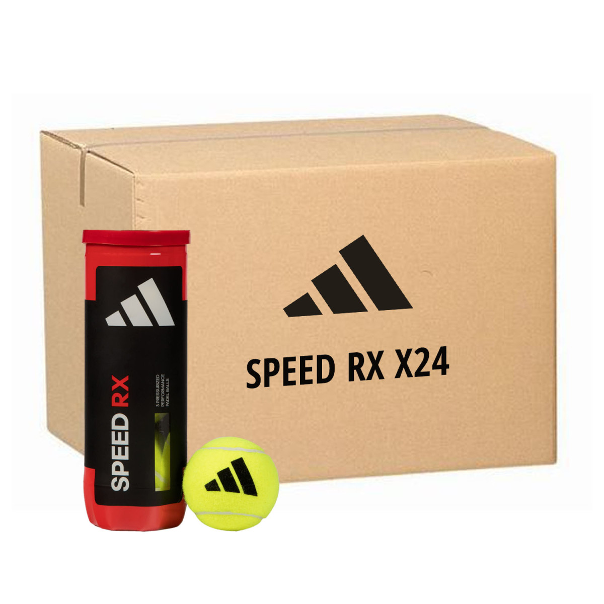 Adidas Speed RX Padelb&auml;lle Karton (24 Dosen &agrave; 3 B&auml;lle)