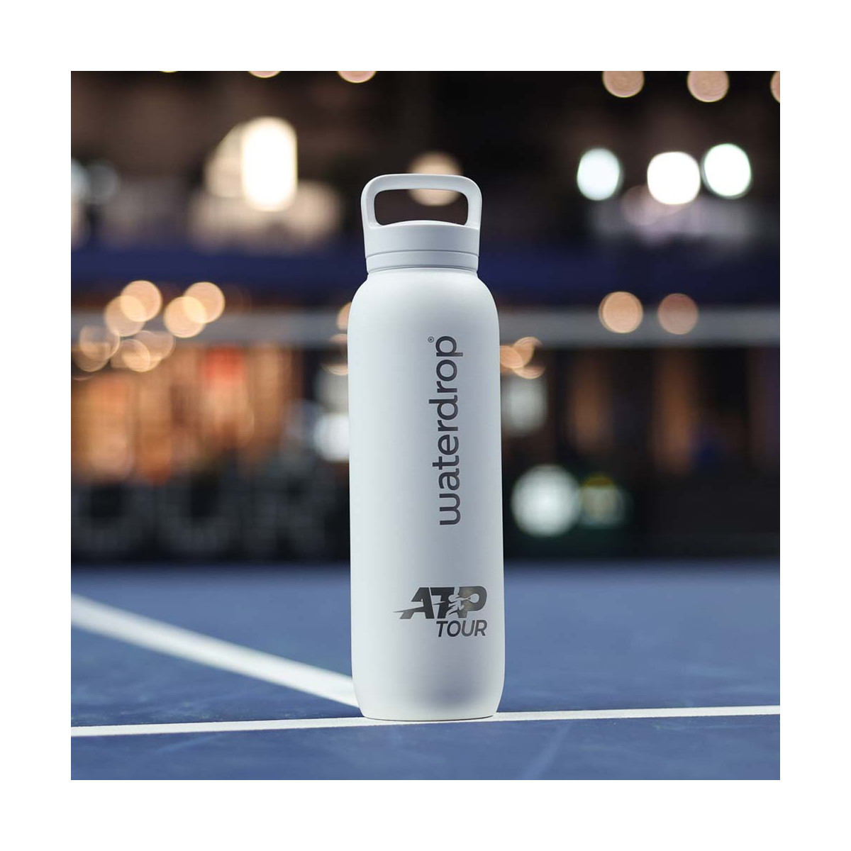 Waterdrop ATP Tour Thermo-Trinkflasche Wei&szlig;
