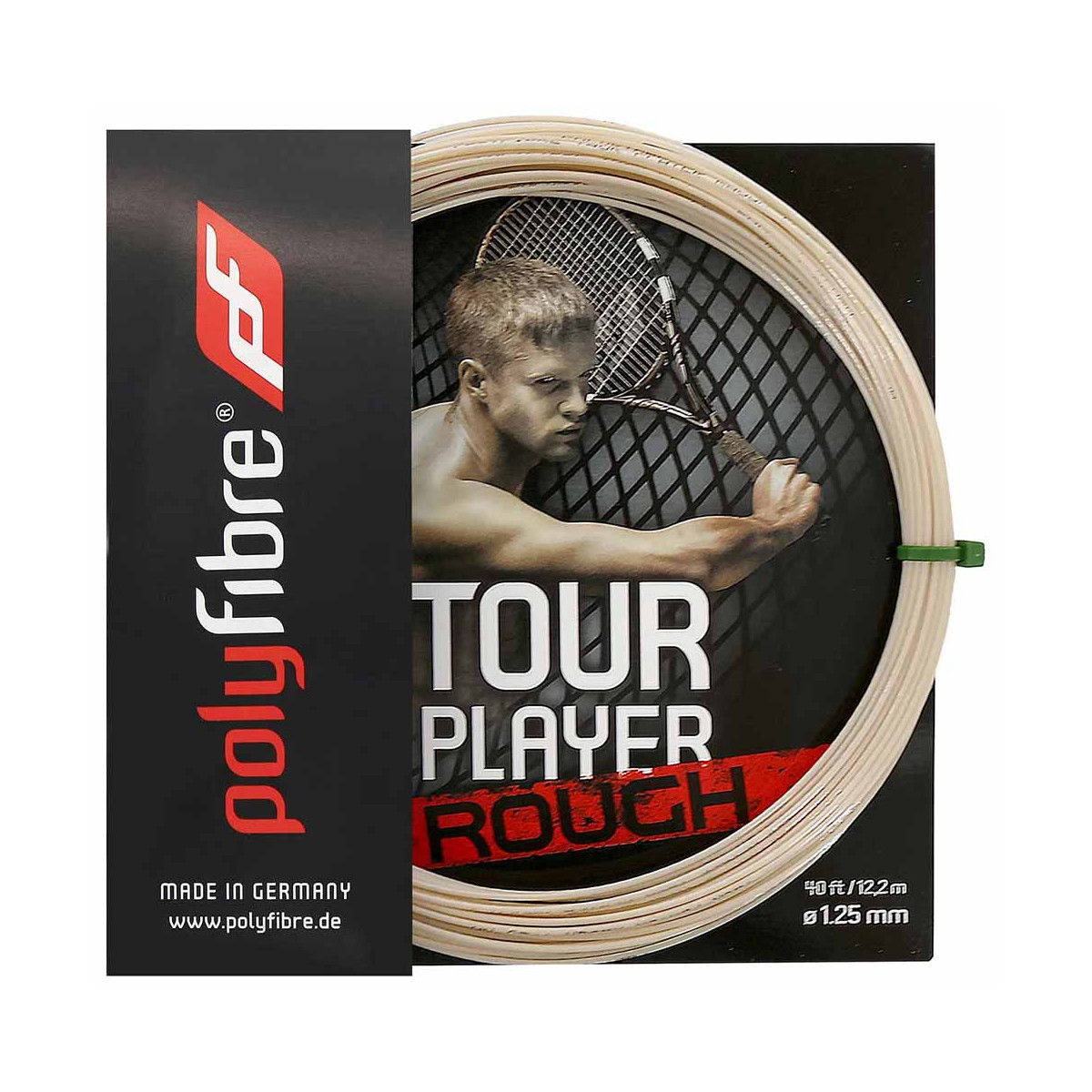 Polyfibre Tour Player Rough Tennissaite 12 m