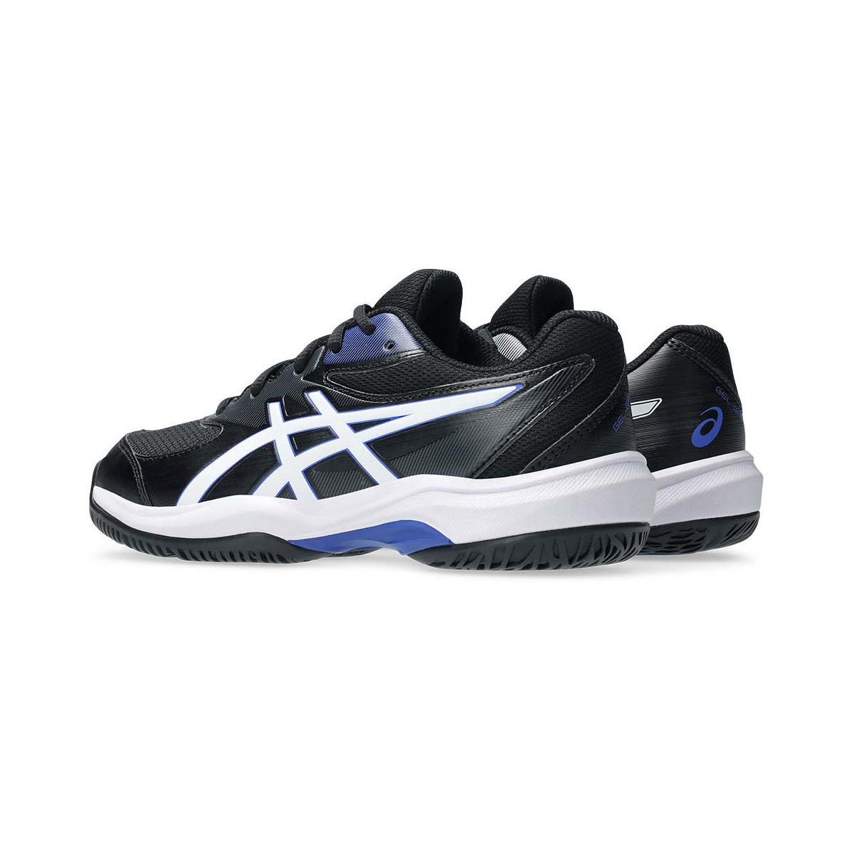 Asics Gel Game GS Tennisschuhe Junior Schwarz / Wei&szlig;