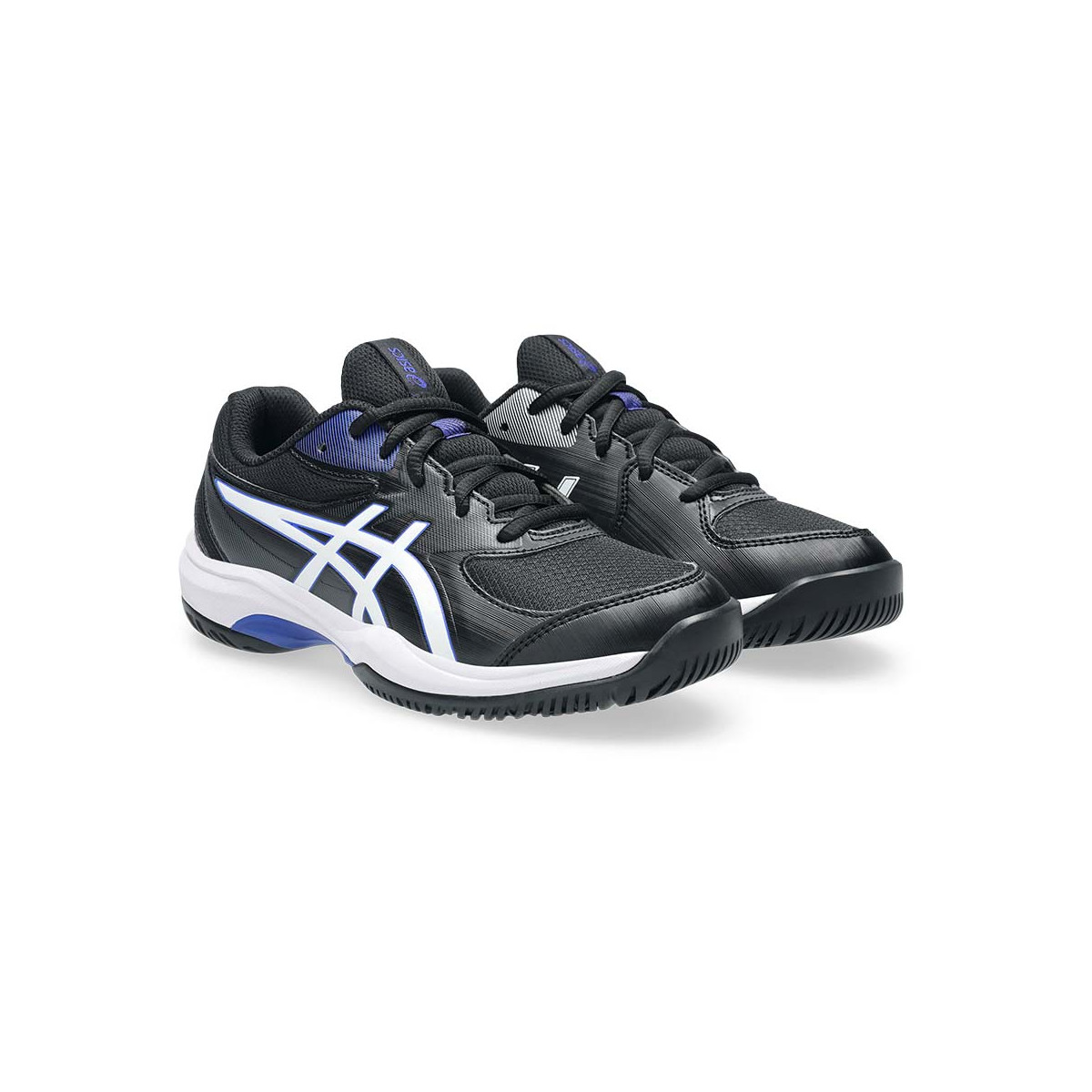Asics Gel Game GS Tennisschuhe Junior Schwarz / Wei&szlig;