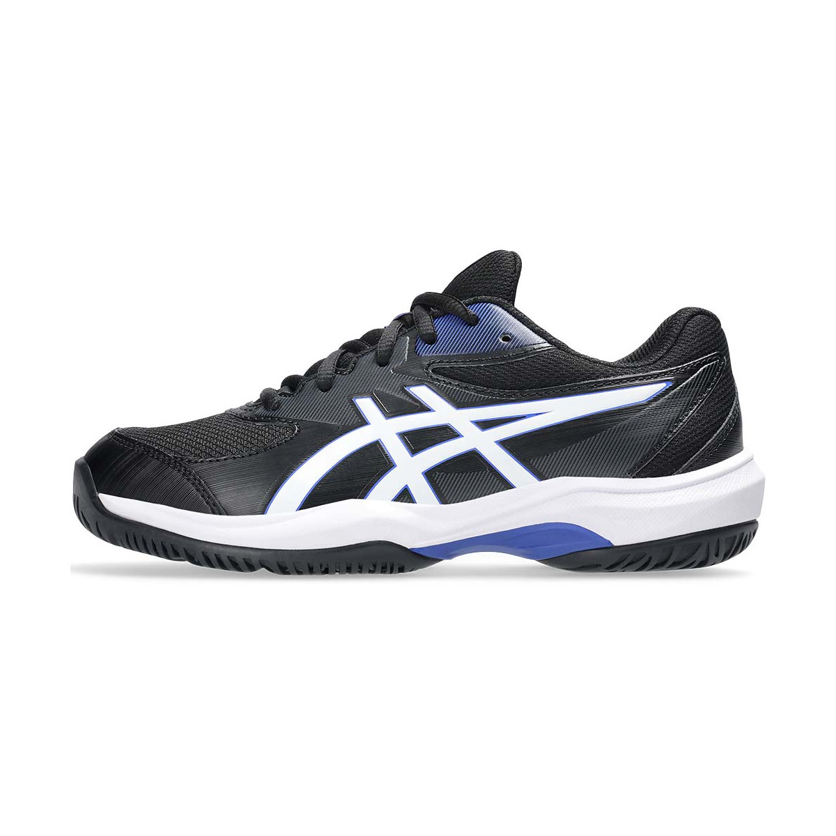 Asics Gel Game GS Tennisschuhe Junior Schwarz / Wei&szlig;
