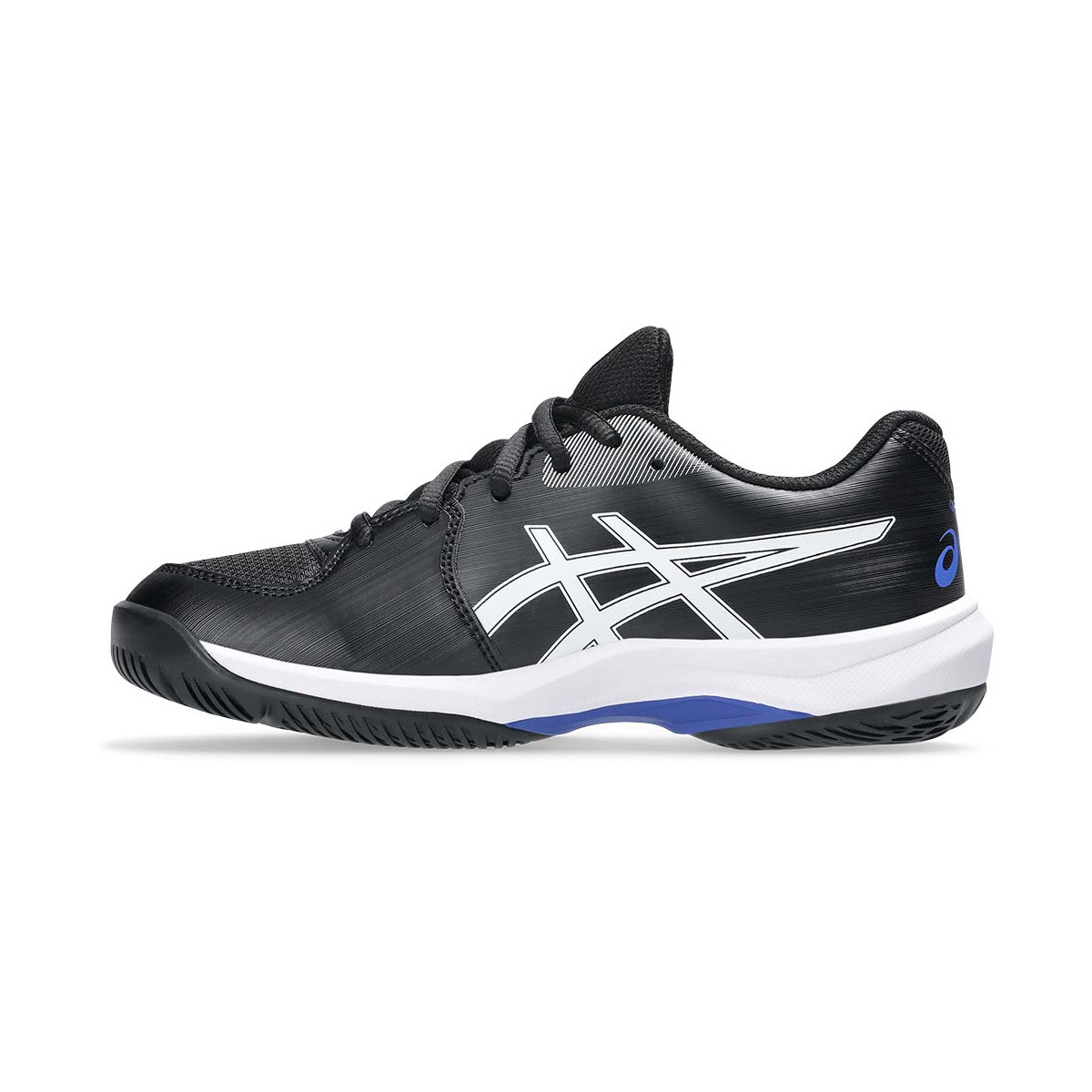 Asics Gel Game GS Tennisschuhe Junior Schwarz / Wei&szlig;