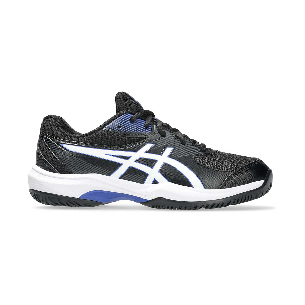 Asics Gel Game GS Tennisschuhe Junior Schwarz / Wei&szlig;