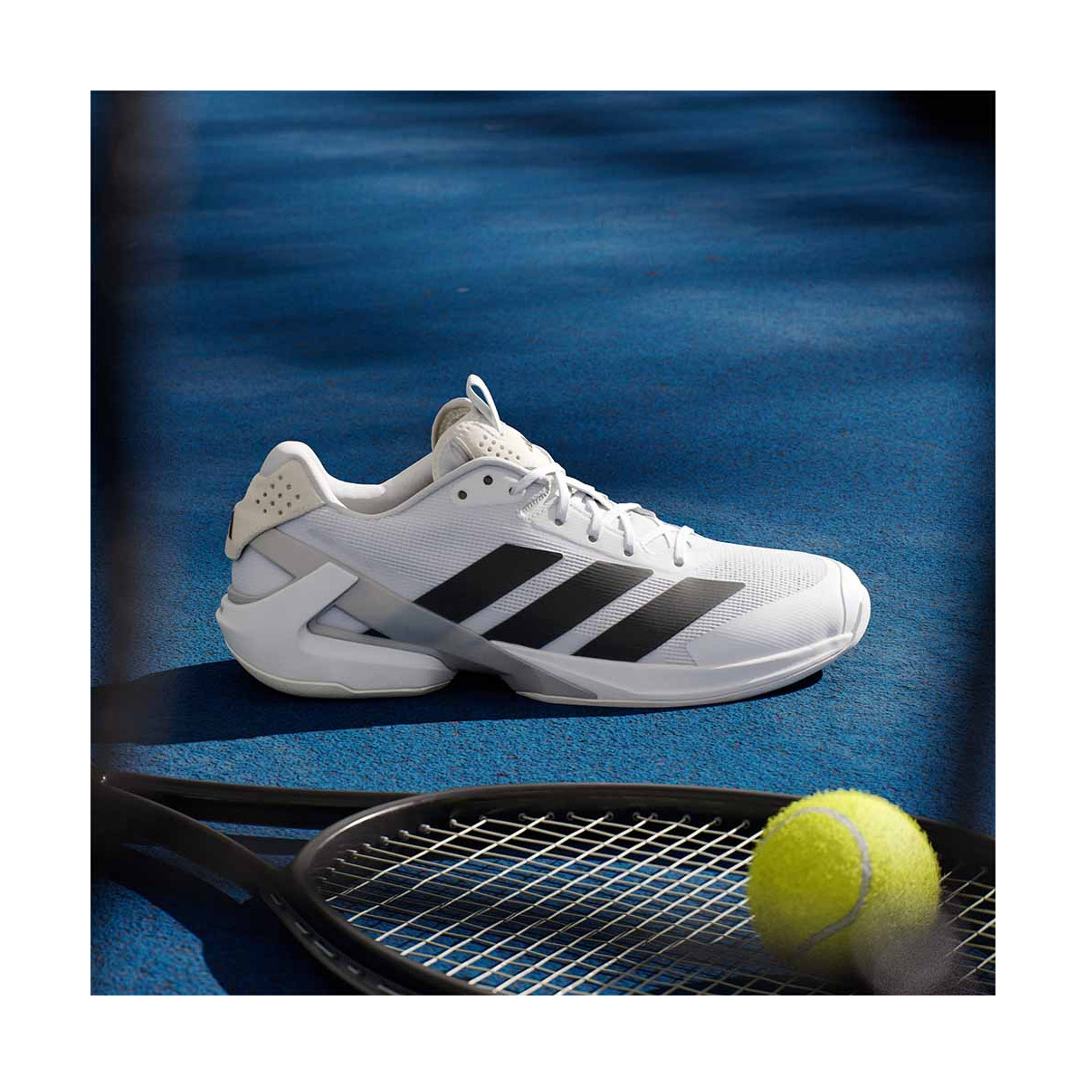 Adidas Adizero Ubersonic 5 Tennisschuhe Wei&szlig;