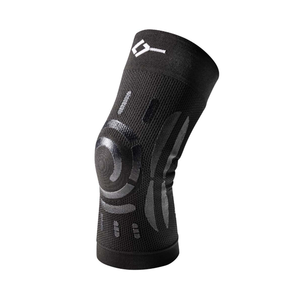 Floky Knee Support Kniebandage Links Schwarz