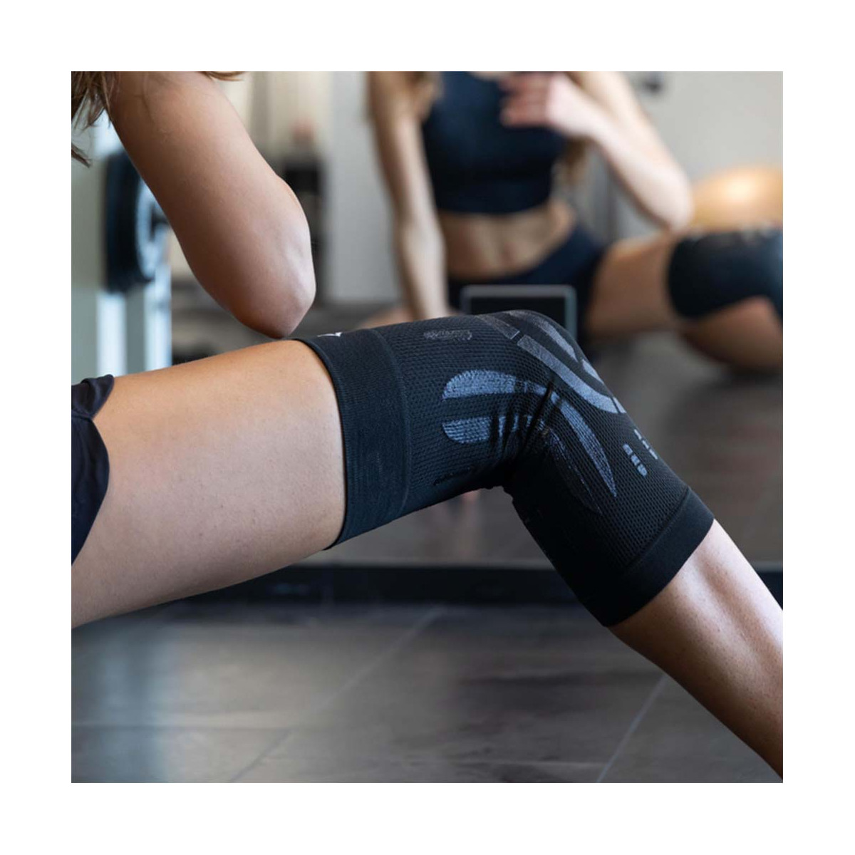 Floky Knee Support Kniebandage Rechts Schwarz