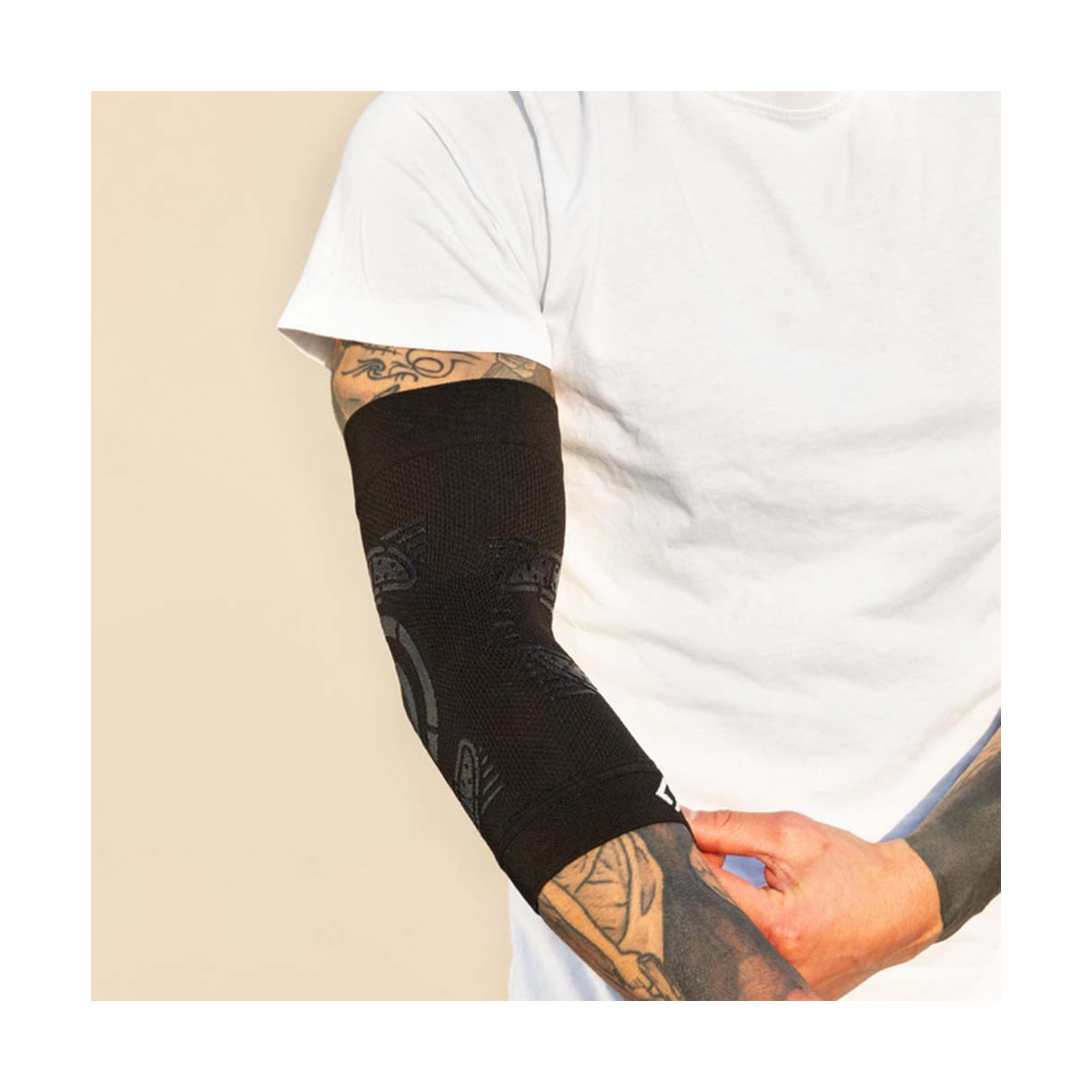 Floky Elbow Support Ellenbogenbandage Schwarz